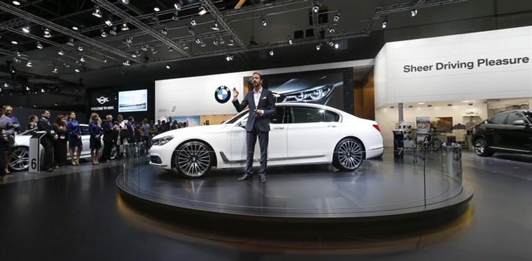 Lebanese-born Head of BMW Design, Karim Habib, reveals all-new BMW 7 Series at the Dubai International Motor Show 